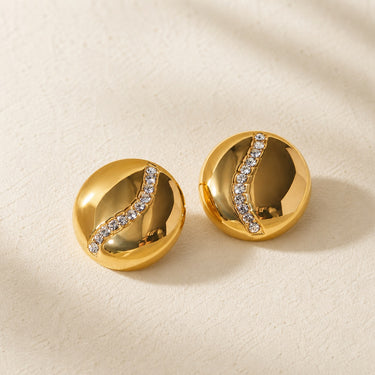 Aura Dome Studs Earrings