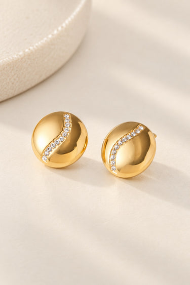 Aura Dome Studs Earrings