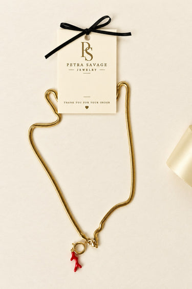 Coralia Snake Chain Necklace