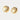 Ela Sparkling Zircon Gold ToneEarrings