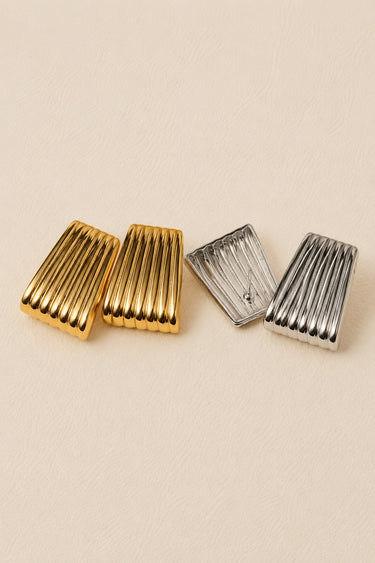 Golden Axis Studs Earrings