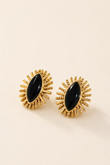 Luma Obsidian Earrings