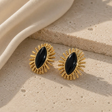 Luma Obsidian Earrings