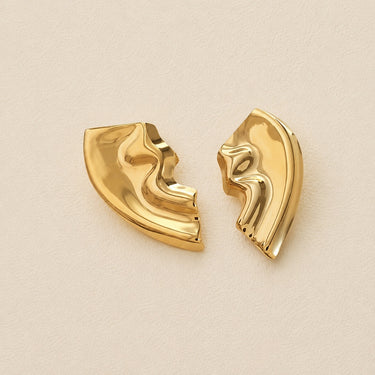 Molten Veil Studs Earrings