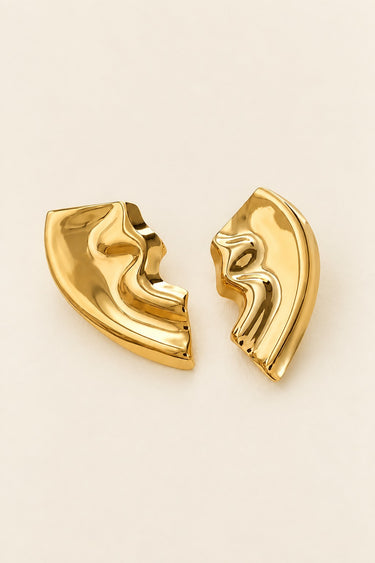 Molten Veil Studs Earrings