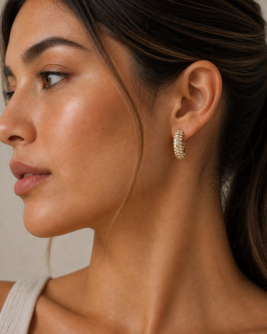 Radiance Hoop Earrings