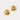Saira Elegant Gold Ball Stud Earrings