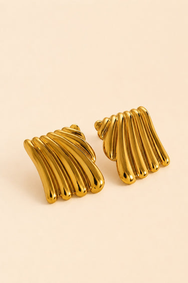 Soleil Wave Studs