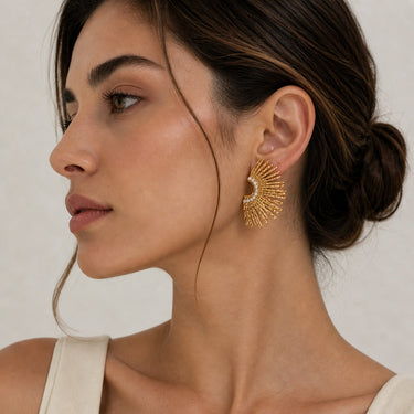 Sunflare Stud Earrings