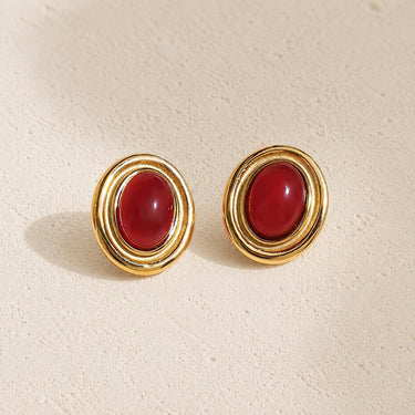 Valencia Rouge Studs