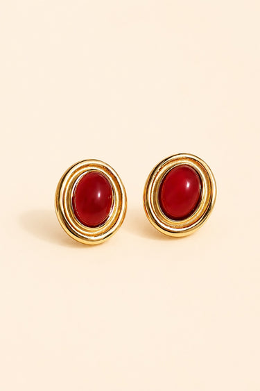Valencia Rouge Studs