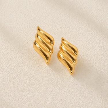 Verra Wave Studs Earrings